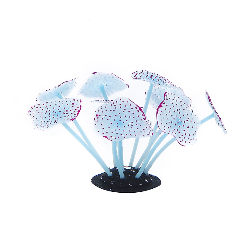 San Hô silicone Màu Huỳnh Quang Dùng Trang Trí Bể Cá