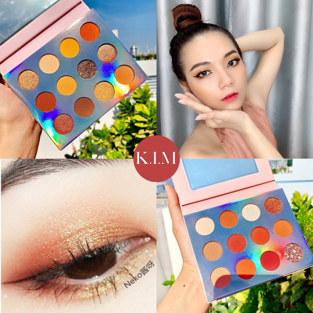 Phấn Mắt HOLDLIVE 12 Ô Chính Hãng Nội Địa Trung