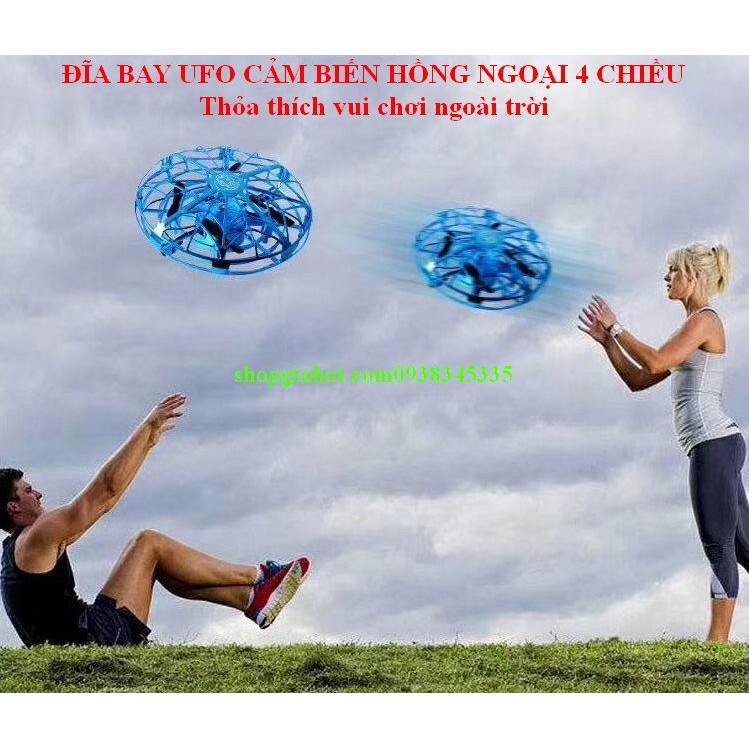 “CÁC BẠN NHỎ ƠI CÒN CHỜ GÌ NỮA NÈ !” – Đĩa bay UFO cảm biến hồng ngoại 4 CHIỀU