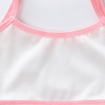 Áo Ngực Cotton Không Gọng Dây Co Giãn Dành Cho Bé Gái 8-16 Tuổi