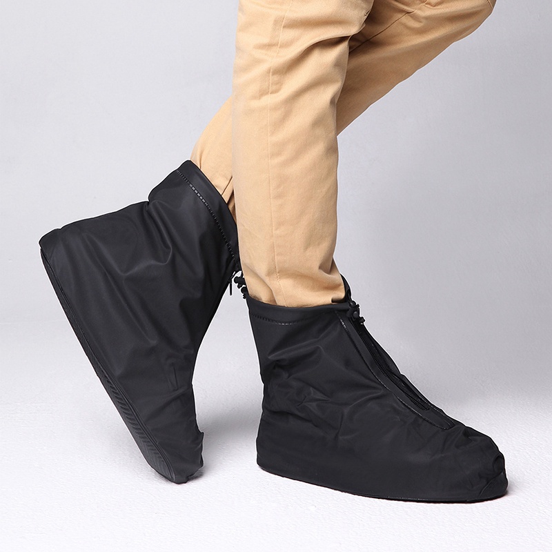 Vỏ Bọc Giày Đi Mưa Bằng PVC Chống Trượt Chống Thấm Nước Dành Cho Nam Nữ