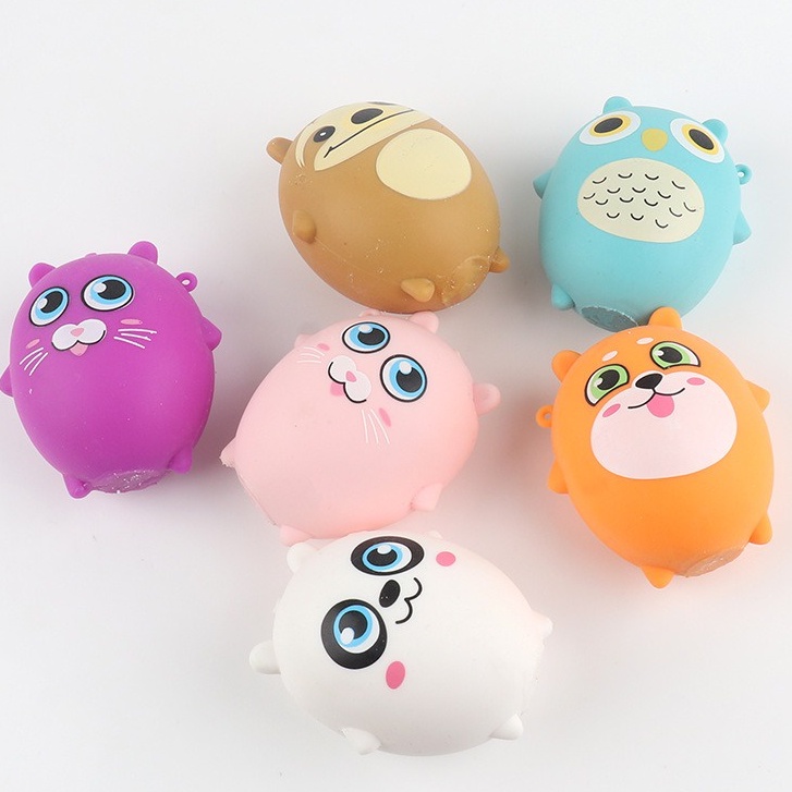 Squishy Mochi Thú Bóp Mềm Mịn Hình Thú NEW 2021 Con Gà Vàng Chim Cánh Cụt cực đáng yêu mochi slime