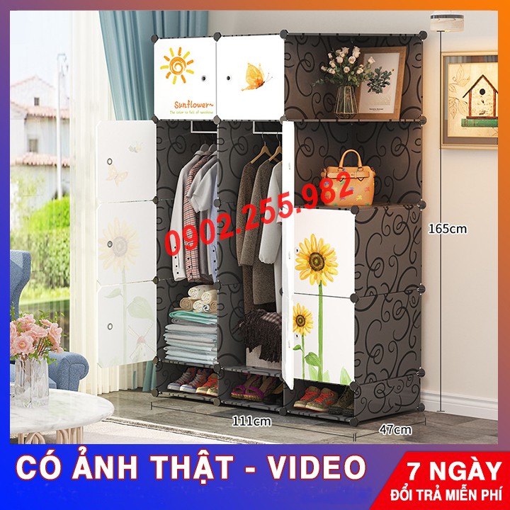 ❣️ [RẺ NHẤT SHOPEE] TỦ NHỰA LẮP GHÉP 12 Ô + 3 GIÀY  ĐỂ ĐỒ ĐA NĂNG THÔNG MINH sâu 47cm ❣️