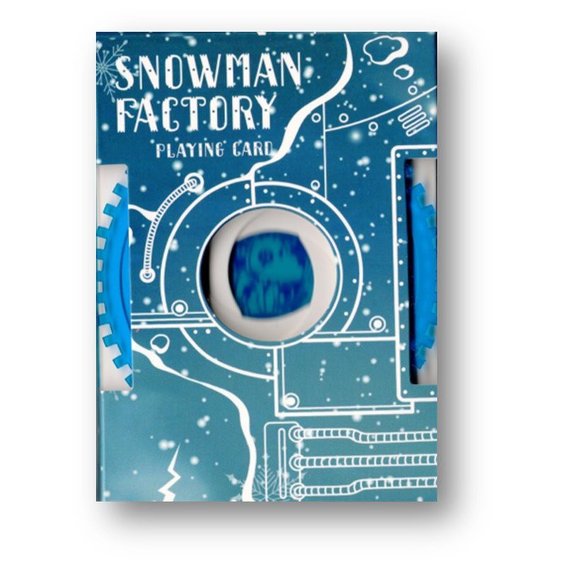 Bộ bài tây, bài ảo thuật Snowman Factory Playing Cards by Bocopo - Bài Mỹ - Bài Chính Hãng