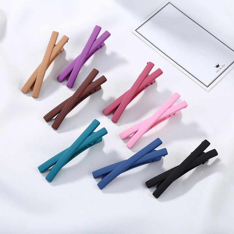 SP1975 Kẹp tóc nơ chữ X dễ thương