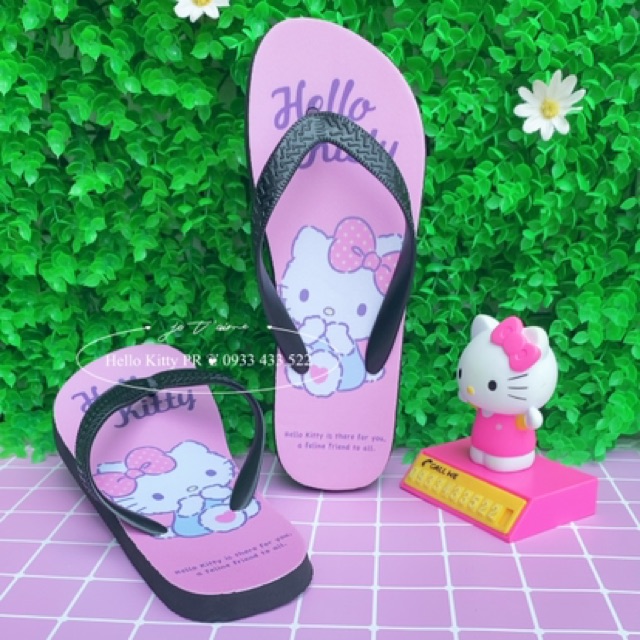 DÉP KẸP ( XỎ NGÓN ) HELLO KITTY &amp; DORAEMON DOREMON