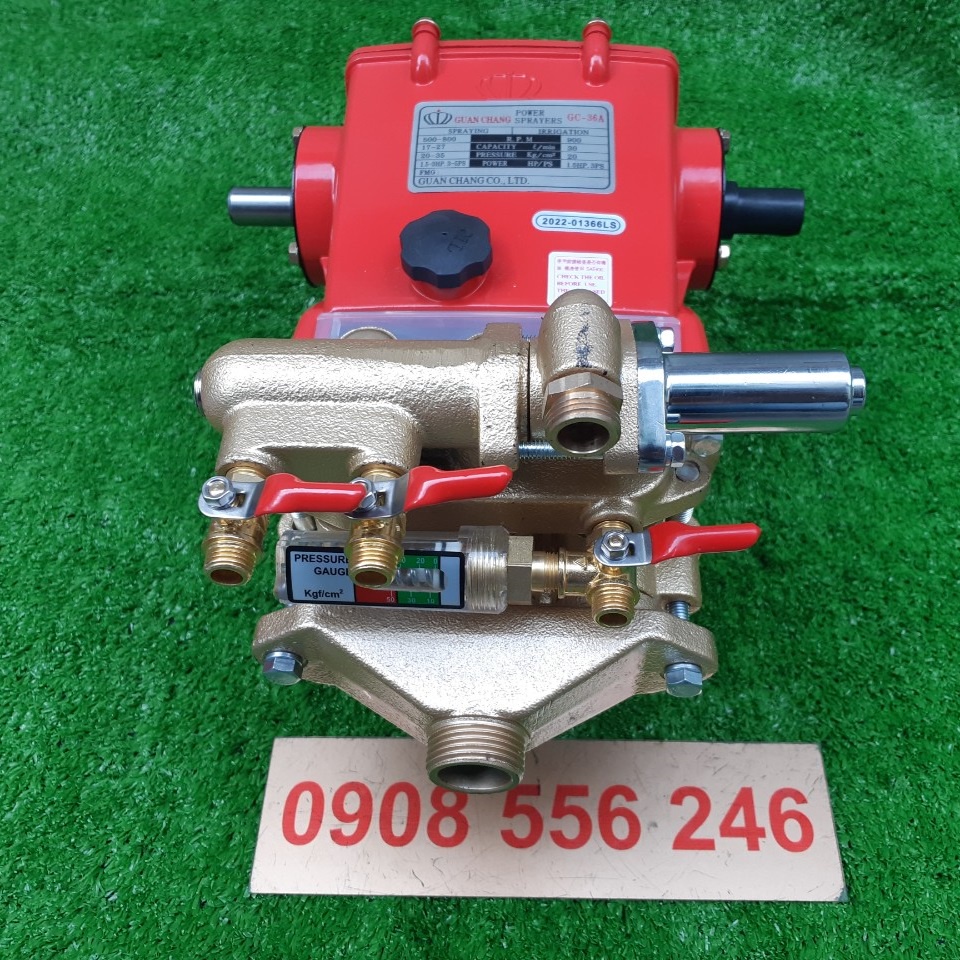 Đầu phun xịt thuốc Đài Loan 2hp ty sứ tự động Guan Chang GC-36A