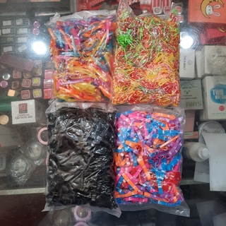 Dây Thun Cột Tóc nhiều cỡ (đen và màu)