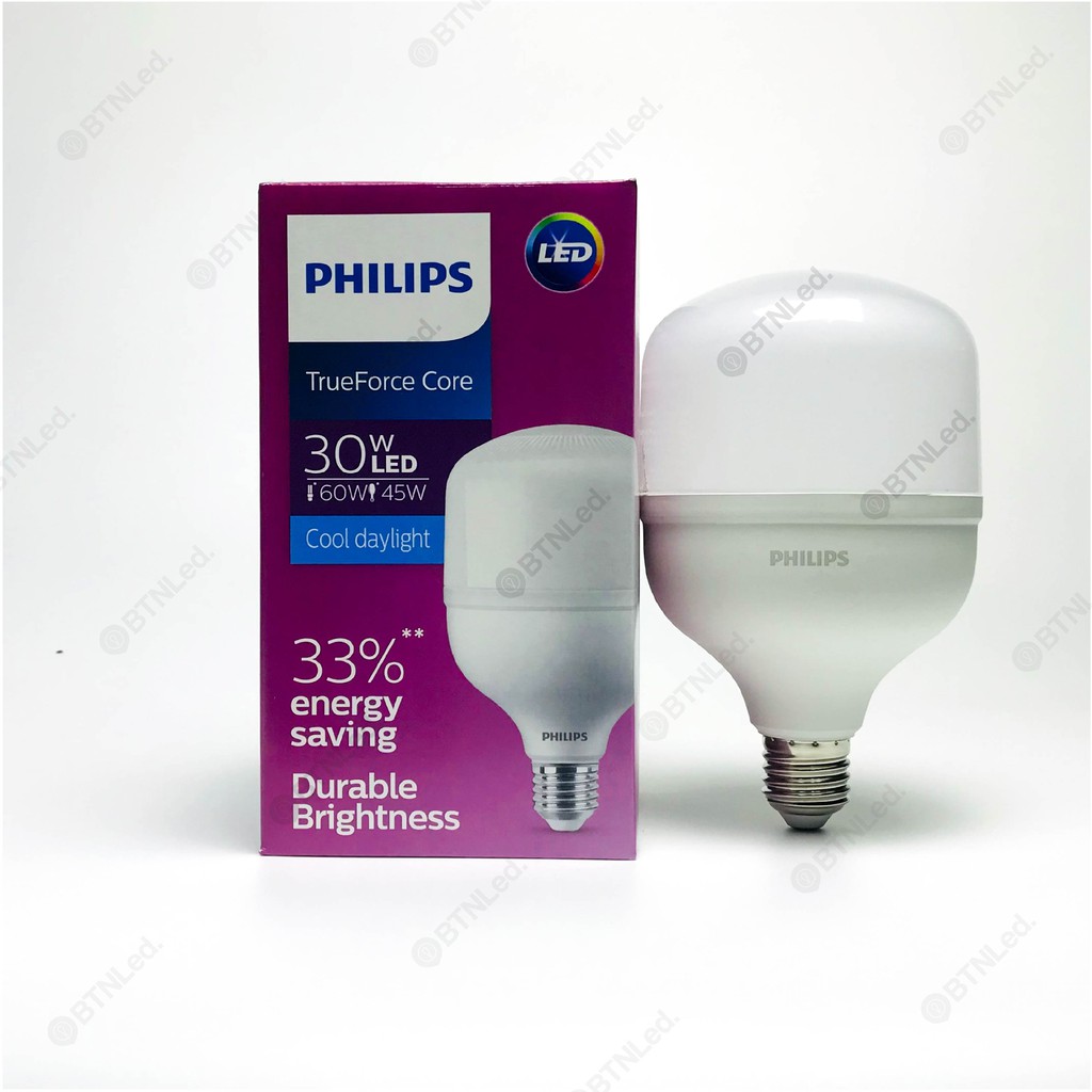 Bóng PHILIPS LED Bulb trụ MV 30W E27 - [HÀNG CHÍNH HÃNG] - Tiết kiệm điện, chất lượng ánh sáng cao