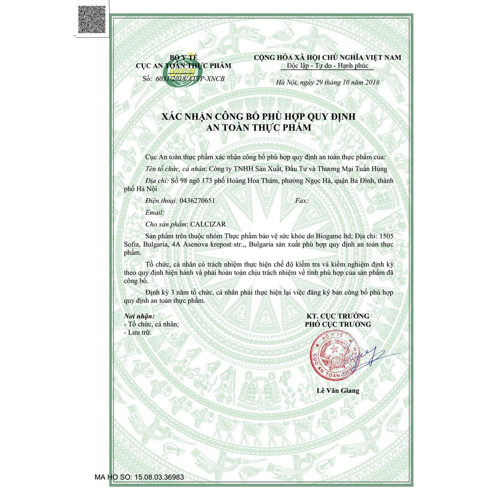 Calcizar Siro bổ sung Canxi, vitamin A/D3, kẽm cho trẻ cao lớn, khỏe mạnh, không táo bón | BigBuy360 - bigbuy360.vn