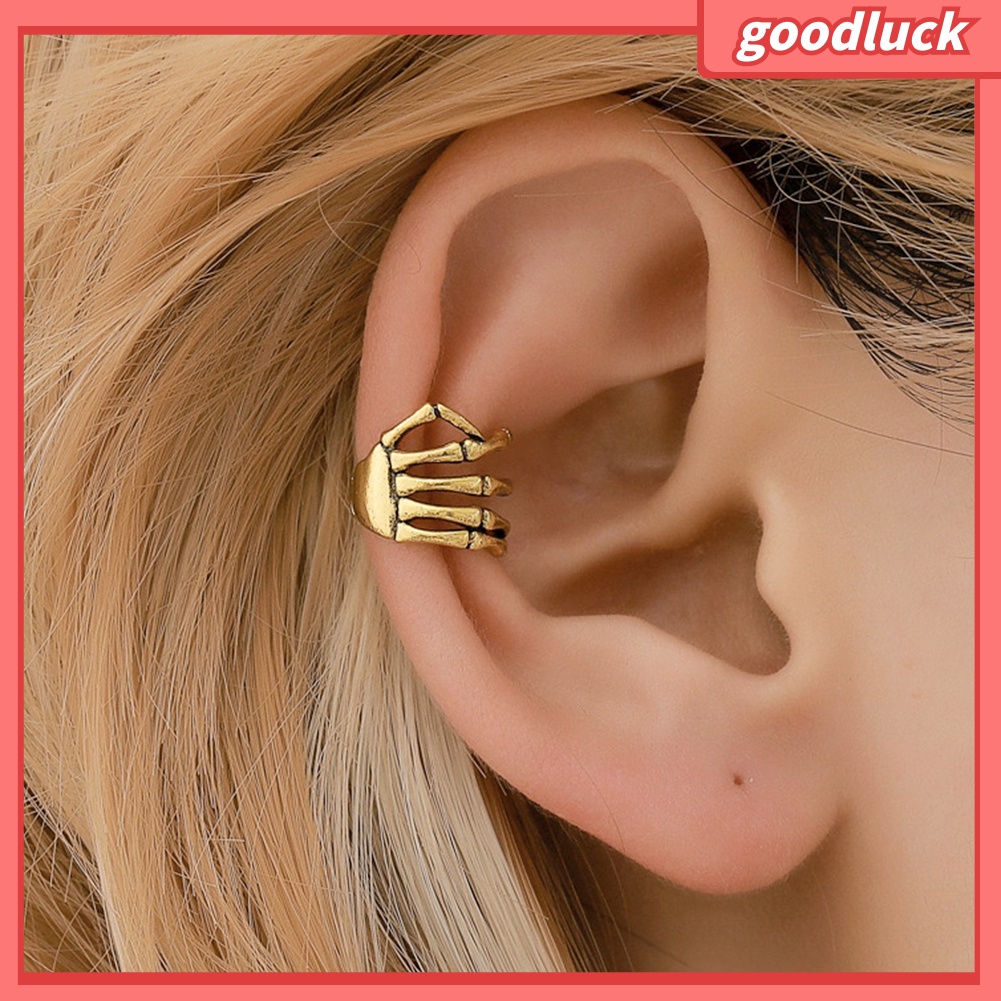 1 Khuyên Vành Tai Hình Đầu Lâu Cho Nữ