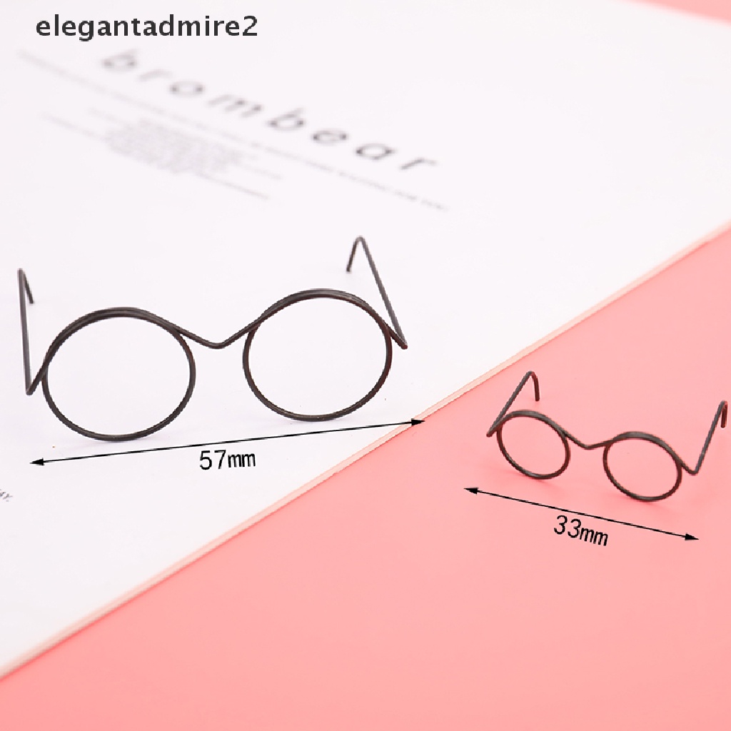 Mắt Kính Không Gọng Tròn Thời Trang Dành Cho Búp Bê