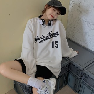 Áo sweater số 15 unisex r\trắng đen phom rông chất nỉ thun giá siêu rẻ
