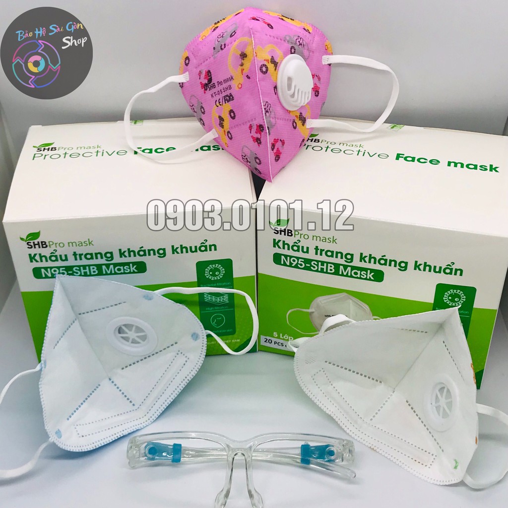 Khẩu trang KN95 CÓ VAN trẻ em ( KHÁNG KHUẨN - 5 Lớp, hàng xuất khẩu độc quyền tại Việt Nam) | BigBuy360 - bigbuy360.vn