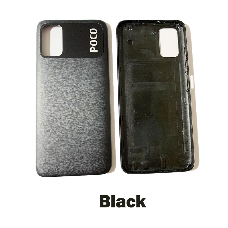 Mặt Lưng Điện Thoại Bằng Kính Thay Thế Chuyên Dụng Cho Xiaomi Poco M3