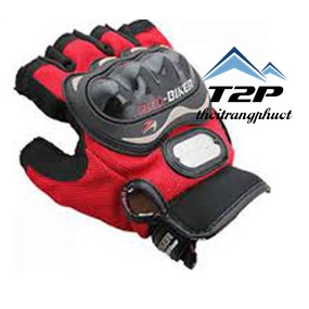 Găng tay probiker cụt ngón giá rẻ + tặng kèm khăn đa năng trị giá 15k