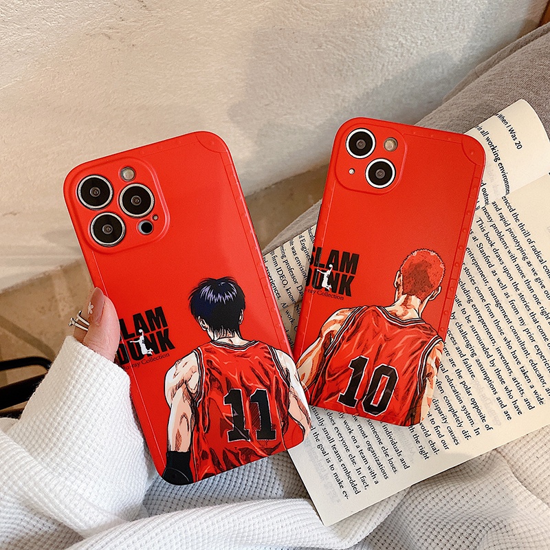 Ốp Điện Thoại Mềm In Hình SLAM DUNK Cho iPhone 14 Pro Max 13 11 12 Pro Max Xs Max XR