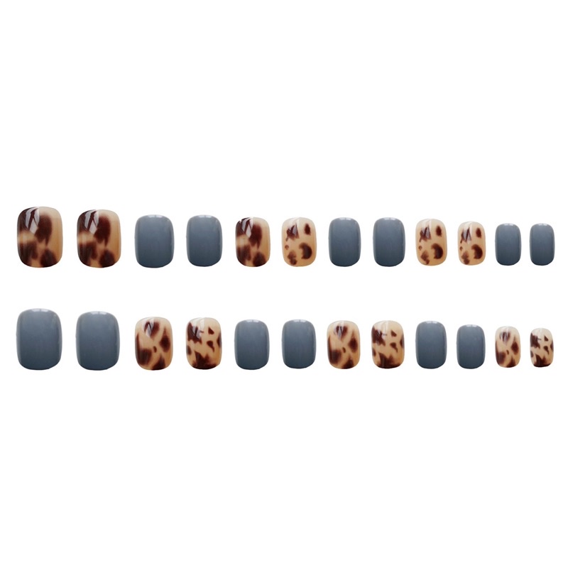 Set 24 móng giả N316 dáng móng ngắn ( Tặng kèm keo và dũa )