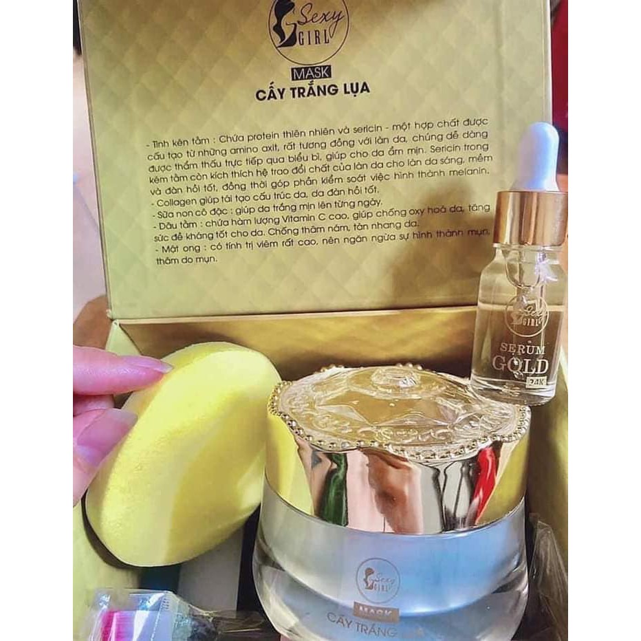Cấy trắng lụa tặng kèm lọ dưỡng collagen