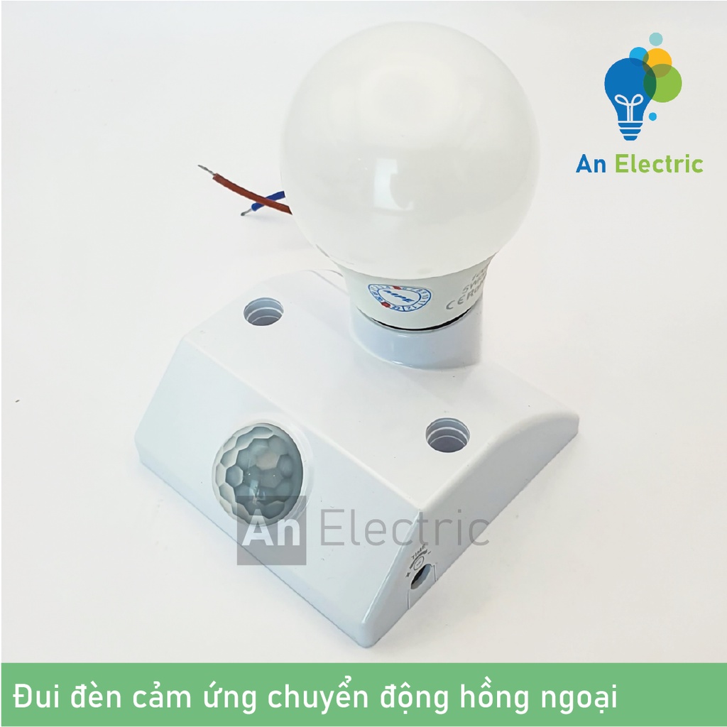 Đui đèn thông minh cảm ứng chuyển động hồng ngoại tự động bật đèn khi có người