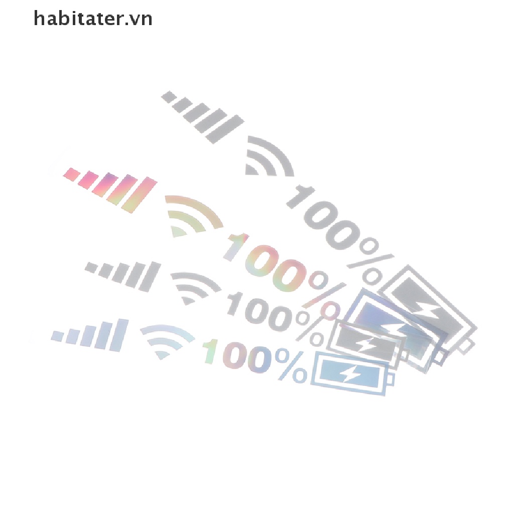 Miếng Dán Logo WIFI Trang Trí Kính Chắn Gió Xe Hơi