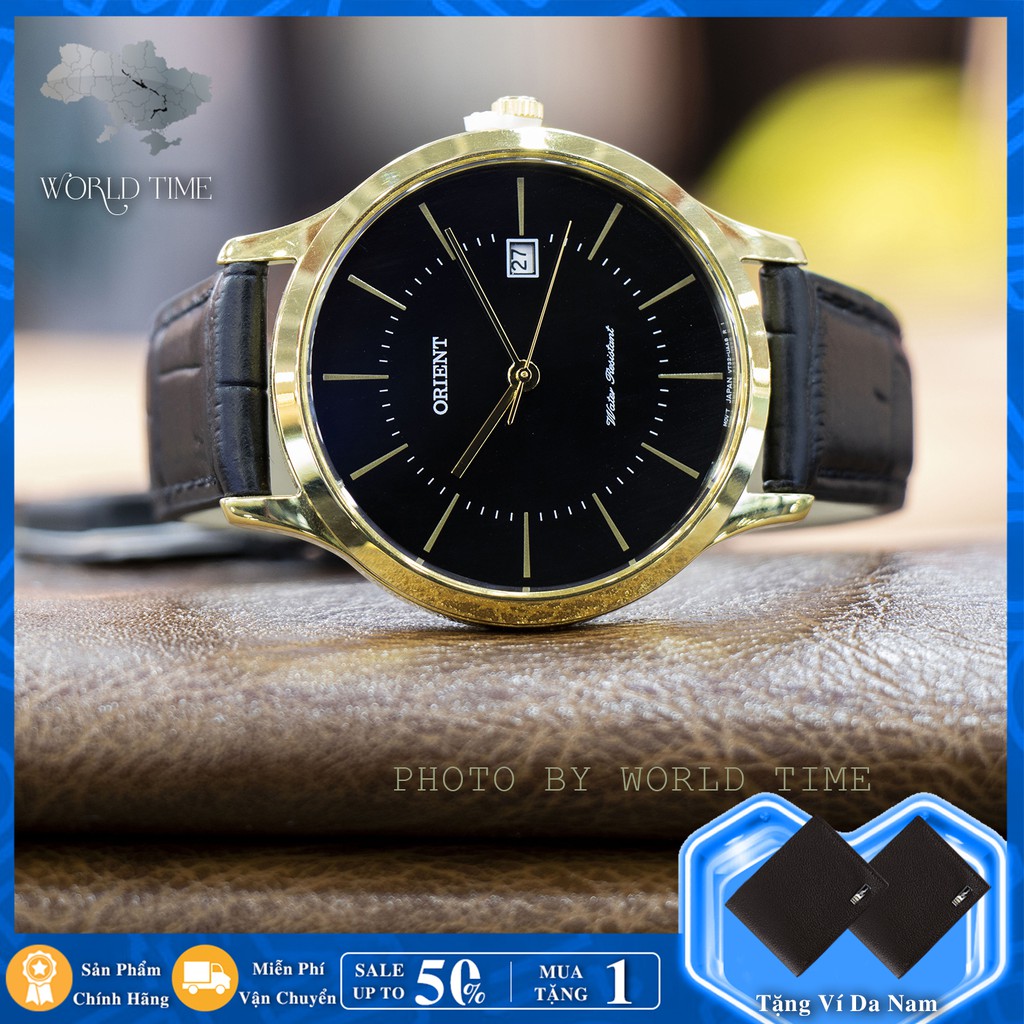 Đồng hồ Nam Orient RF-QD0002B10B Chính hãng, Bảo hành 3 năm, Chống nước, Chống xước, Dây da