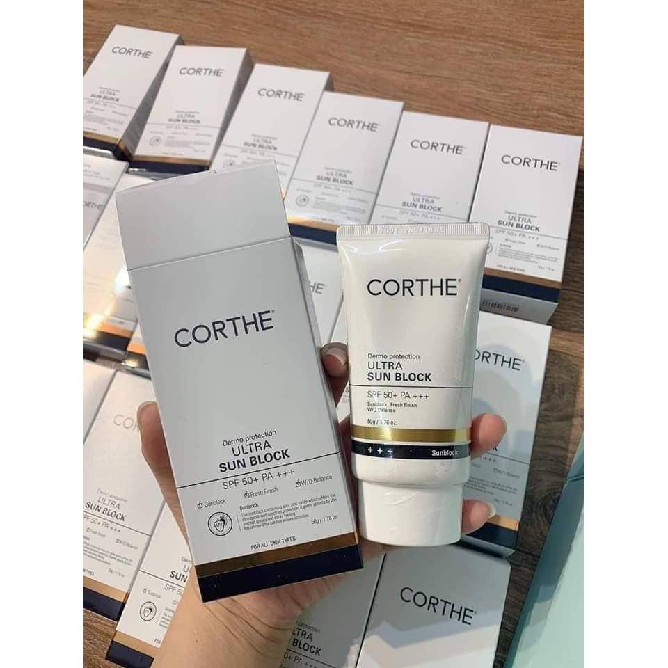 Kem Chống Nắng Vật Lý Corthe Dermo Protection ULTra Sun BLock SPF50+ PA+++💖FREESHIP💖Kem Chống Nắng Vật Lý HALIN545246 | BigBuy360 - bigbuy360.vn