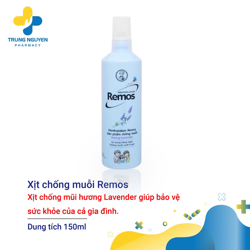 Xịt chống muỗi Remos Lavender (150ml)