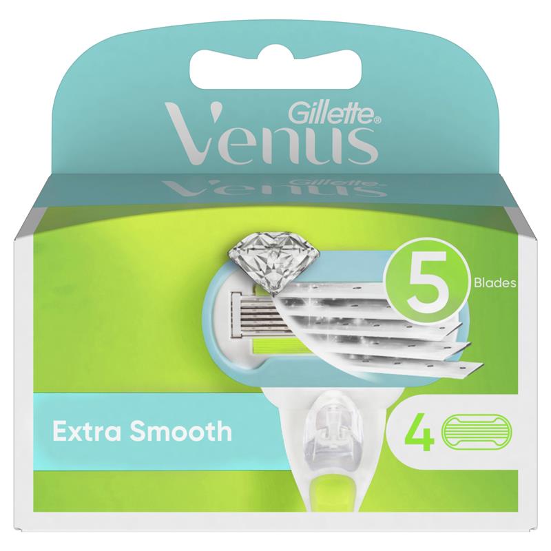 BILL ÚC Đầu dao cạo thay thế Gillette Venus Extra Smooth Sensitive 3 lưỡi - 5 lưỡi  Chuẩn Chemist