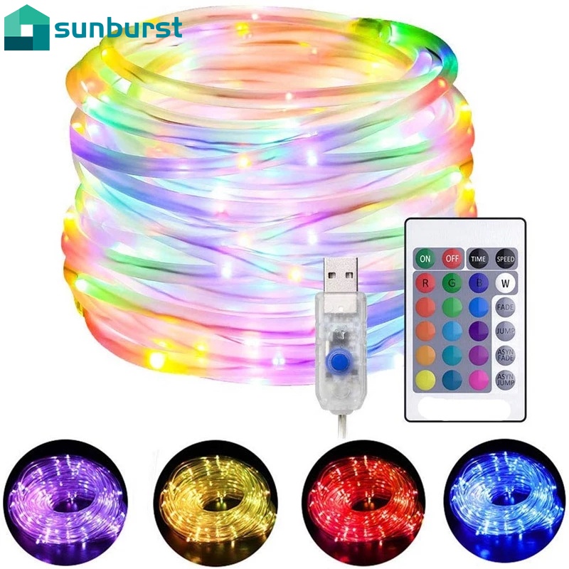 Cuộn Dây Đèn PVC 7/12M 50/100Led Dùng Trang Trí Nhà Cửa