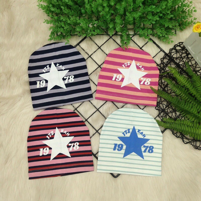 Mũ nỉ đẹp, co giãn size đại 1-3 tuổi