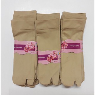 Combo 10 đôi vớ gót da nữ xỏ ngón
