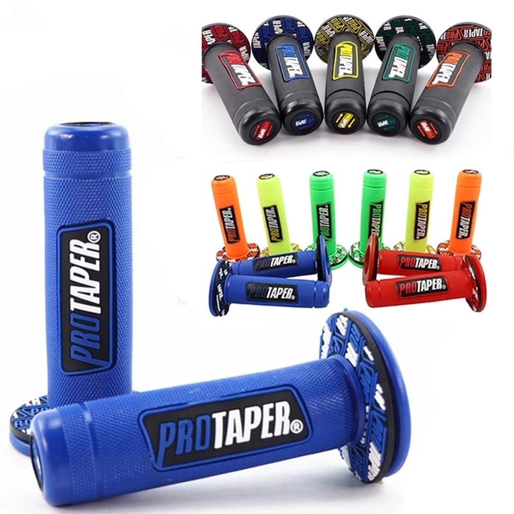 Vỏ bọc tay lái xe máy bằng cao su gel 7/8&quot; nhiều màu chống trượt