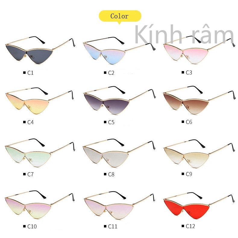 Kính mát mắt mèo phong cách cổ điển