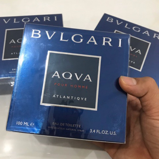 [Mã COSSALE27 giảm 80K đơn 1000K] Nước hoa bvlgari pour homme atlantiqve 100ml full seal (như hình)