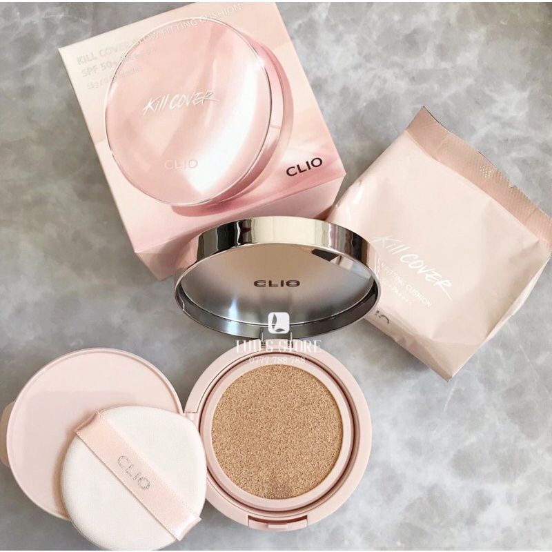 Phấn Nước Clio Kill Cover Founwear All New/ Glow Fitting Cushion SPF50+PA+++