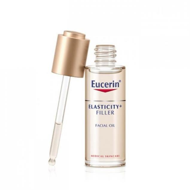 Eucerin Dầu Dưỡng Da Ngăn Ngừa Lão Hóa Hyaluron Filler + Elasticity Oil 30m