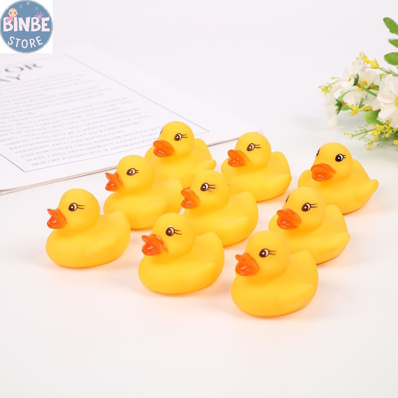 Vịt thả bồn tắm cho bé kêu chip chip Binbestore quà tặng không bán