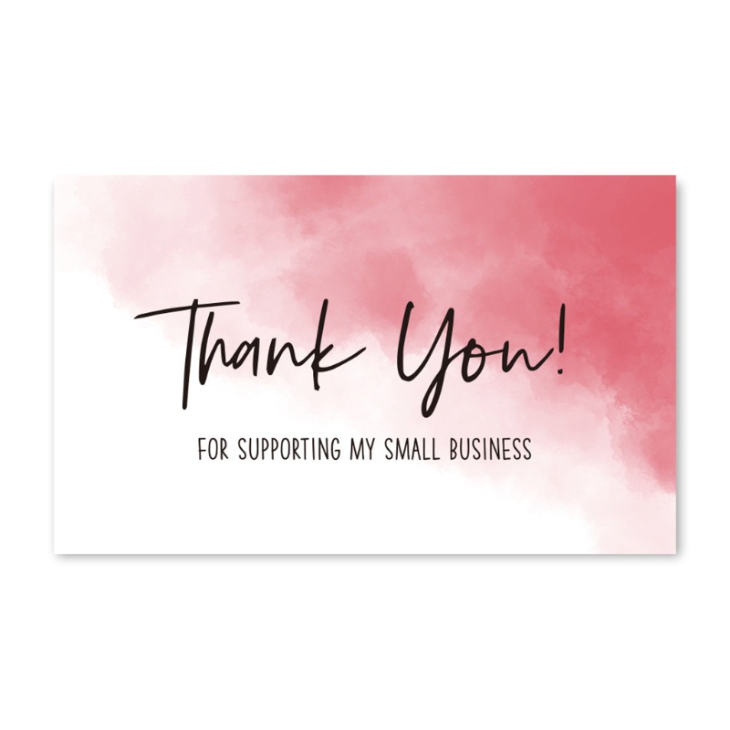 Set 30 tấm thẻ in chữ Thank You For Your Order dùng để trang trí