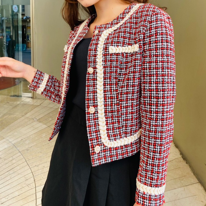 Áo Dạ, Áo Khoác Blazer Lửng Nữ Thời Trang, Hàng Cao Cấp Hachidesigns