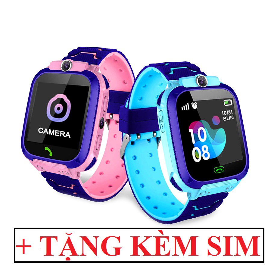 Mẫu Mới Không Chống Nước Q12 Đồng Hồ Thông Minh Định Vị Đa Chức Năng Trẻ Em Gía Rẻ + Tặng kèm sim