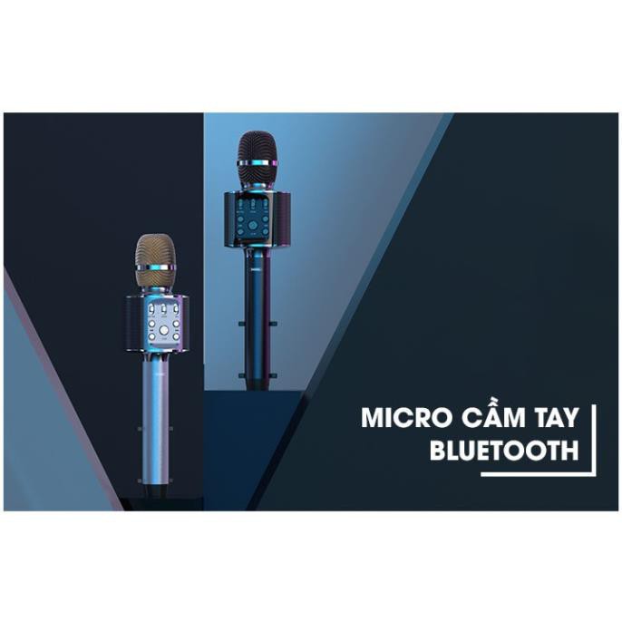 [Mã ELHACE giảm 4% đơn 300K] Micro Karaoke Bluetooth Remax K05 tích hợp giá đỡ điện thoại