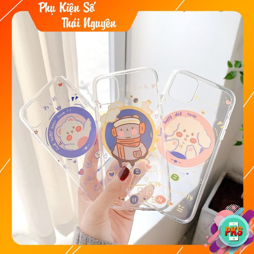 Ốp Lưng iPhone Gấu  - Chó Chibi 6/6Plus/6S/6S Plus/6/7/7Plus/8/8Plus/X/Xs/Xs Max/11/11 Pro/11 Promax