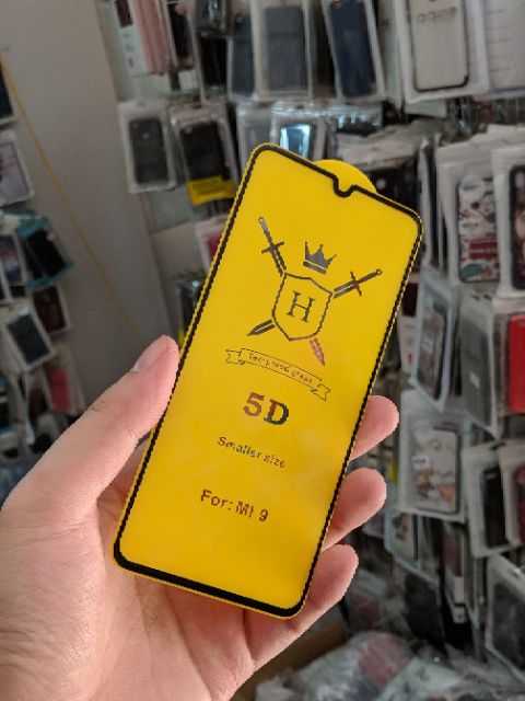 Cường lực 5D thế hệ mới Xiaomi Mi 9 / Mi CC9 hiệu Hoàng Đế  Full màn viền mỏng vát 2.5D cao cấp siêu đẹp