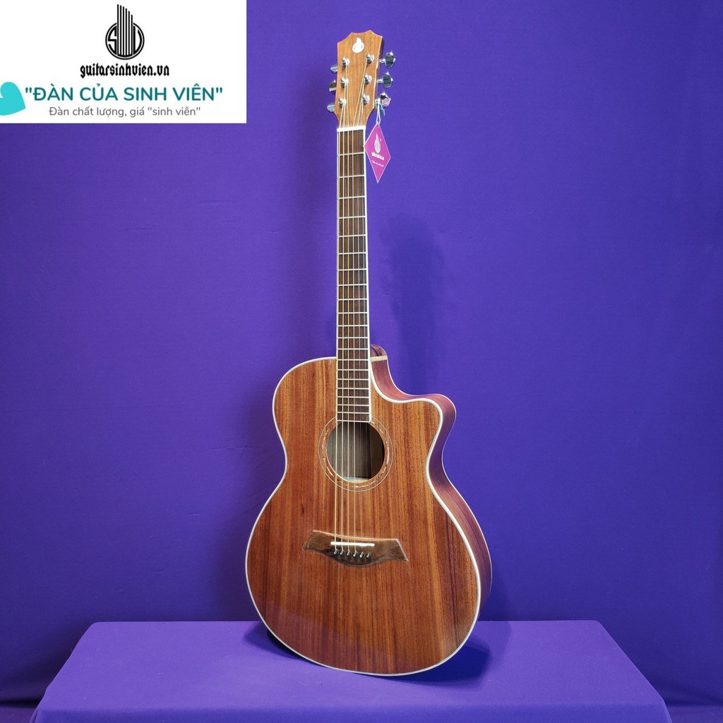 GUITAR ĐỆM HÁT FULL GỖ HỒNG ĐÀO CAO CẤP SV-FA4 _  MUA ĐÀN GUITAR ACOUSTIC GIÁ RẺ _ Guitarsinhvien.vn