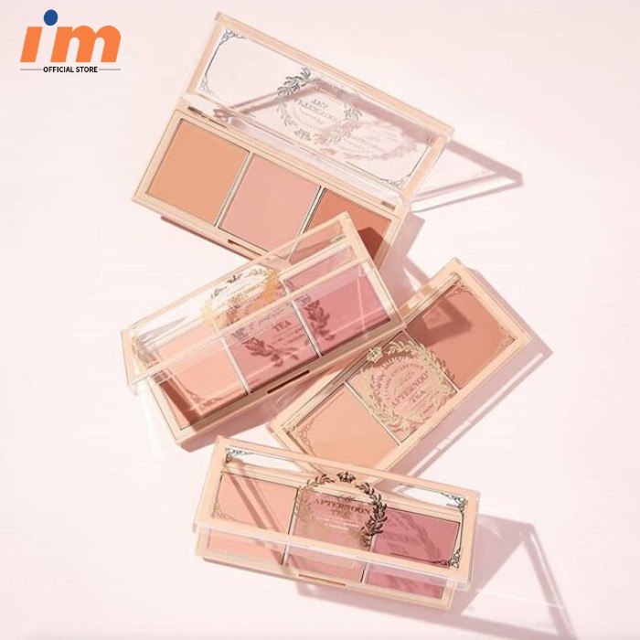 Bảng Phấn Má 3 Màu I'm Meme I'm Afternoon Tea Blusher Palette 11.4g