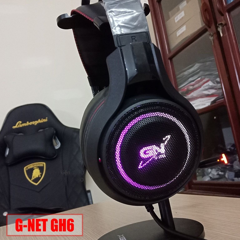 Tai nghe Gaming G-Net GH6 7.1 USB Led RGB, GH6 PLUS, RUNG, 7.1 RGB I Head phone GNET GH6, GH6 PLUS âm thanh 7.1 RGB LED