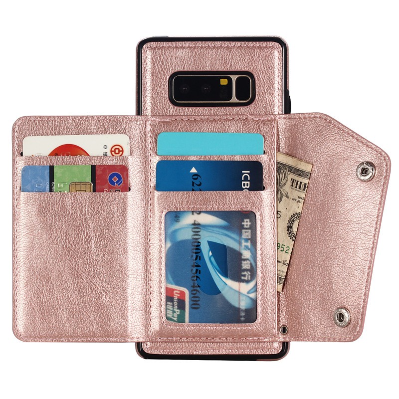 Bao da điện thoại bảo vệ toàn diện, tiện lợi và thời trang cho Samsung Note 8 Note 9 S9 S9 Plus S8 S8 Plus S7 S7 Edge | BigBuy360 - bigbuy360.vn