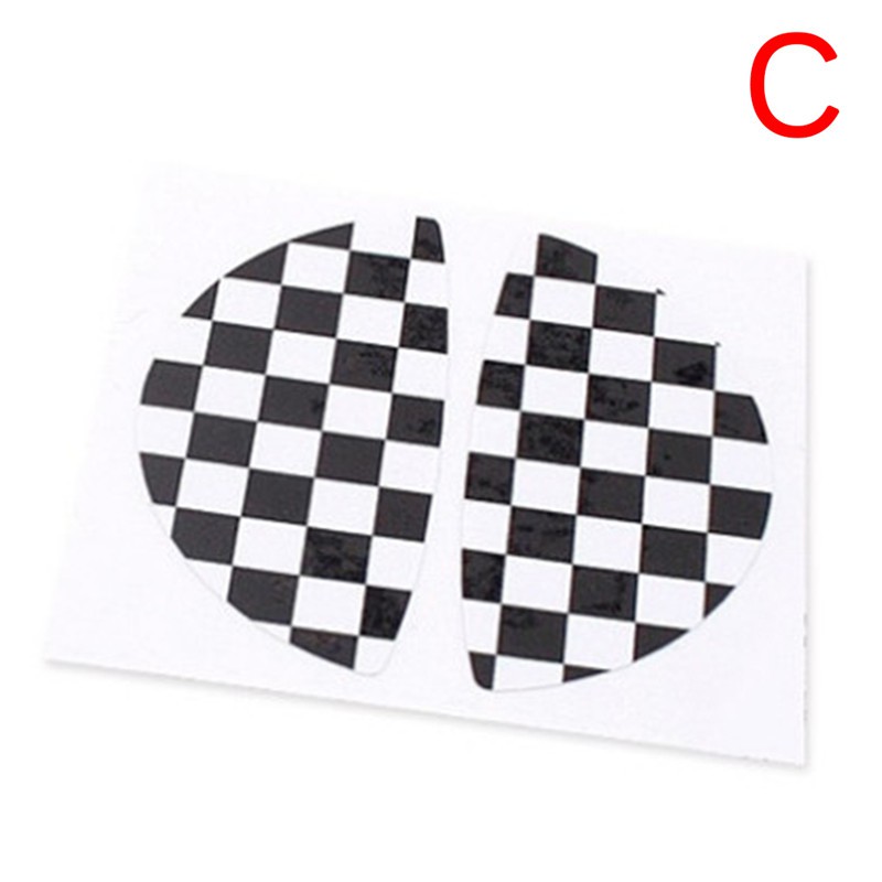 1 Cặp Sticker Dán Tay Nắm Cửa Trong Xe Hơi Bmw Mini Cooper R Series