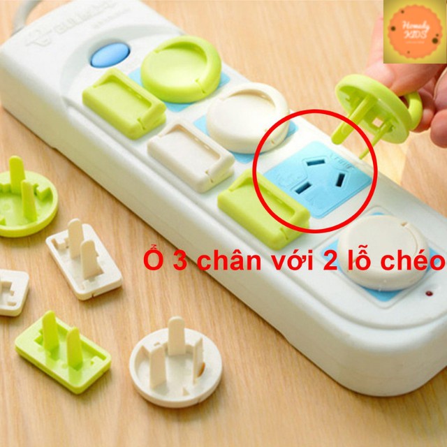 Nút bịt ổ điện có quai xinh xắn, an toàn cho bé
